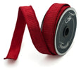 Red 1” pleated metallic farrisilk wired ribbon - Greenery MarketRibbons & TrimRK437-02