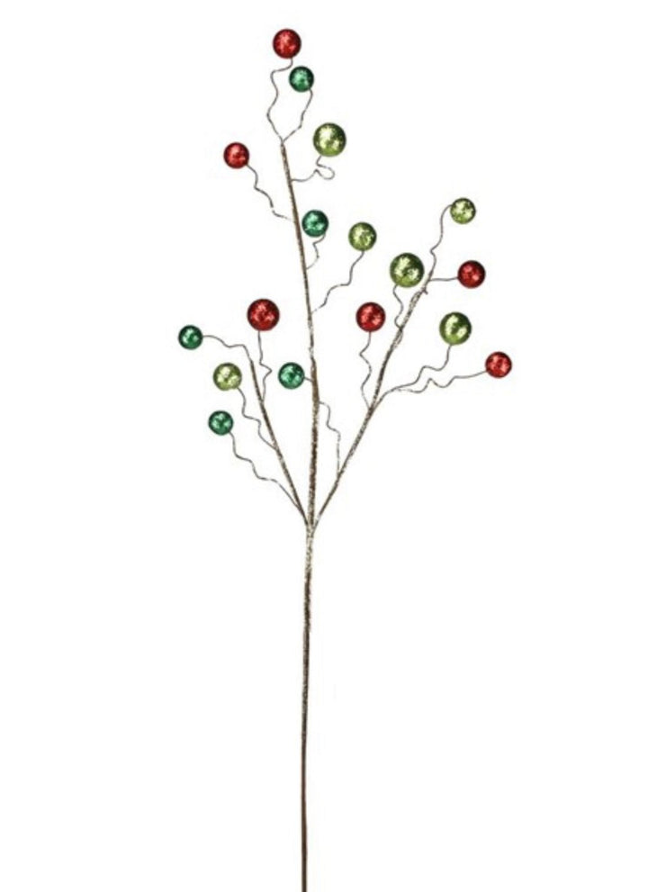 Red and green Ball spray - Greenery MarketXS9712A3