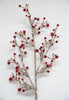Red berry and iced twig spray - Greenery MarketWinter and Christmas63685-RD