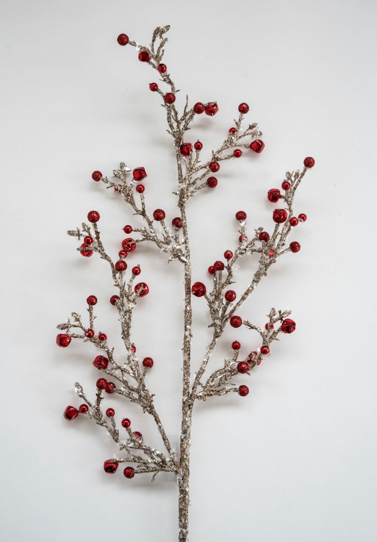 Red berry and iced twig spray - Greenery MarketWinter and Christmas63685-RD
