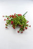Red filler flower and greenery bush - Greenery Market82396-RD