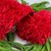 Red fluffy wired ribbon - 4” - Greenery MarketWired ribbonRN588624