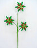 Red, green, and white snowflake spray - Greenery MarketWinter and Christmas63659-RDGN
