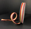 Red, green, and white stripe wired skinny ribbon, 3/8" - Greenery MarketWired ribbon7700701-09
