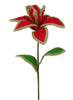 Red jute edge poinsettias with jute detailing - Greenery Marketartificial flowers83607RD