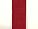 Red Linen wired ribbon, 1.5"X 50 Yards - Greenery MarketWired ribbonX501609-233