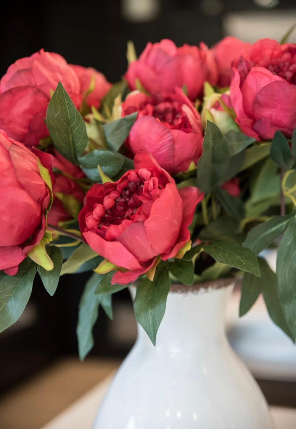 red peony bush - Greenery Marketartificial flowers27167