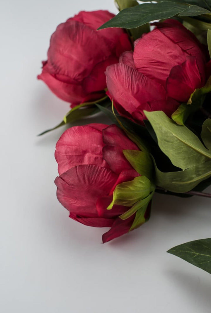 red peony bush - Greenery Marketartificial flowers27167