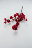 Red velvet cherry blossom flowers spray - Greenery Marketartificial flowersXF417-r
