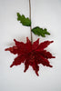 Red Velvet poinsettia stem - Greenery Market83089RD