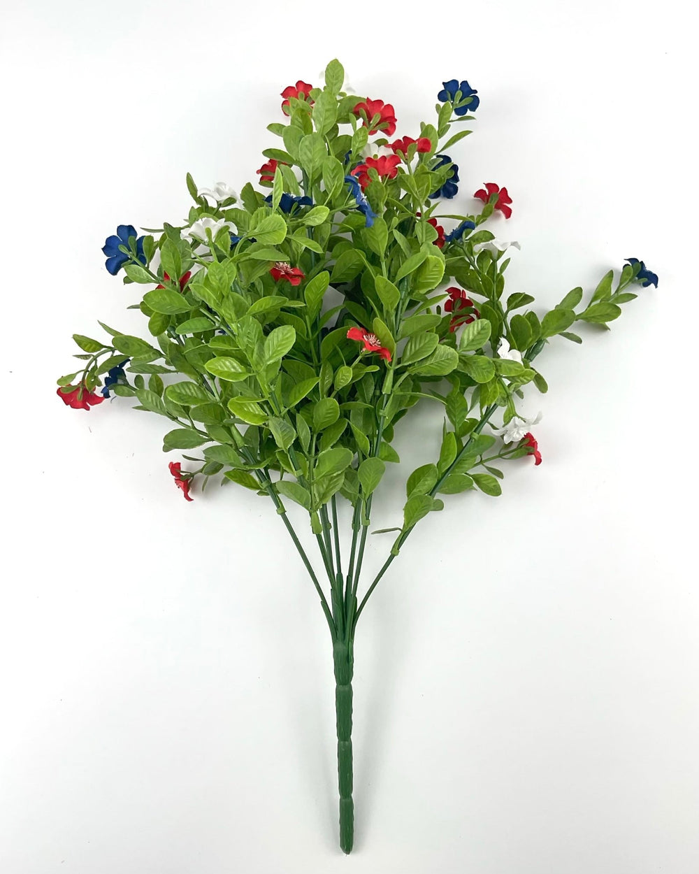 Red white and blue filler flower and greenery bush - Greenery Market82396-RDWTBL