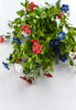 Red white and blue filler flower and greenery bush - Greenery Market82396-RDWTBL