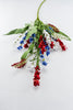 Red, white, and blue filler flower bush - Greenery Marketartificial flowers63896