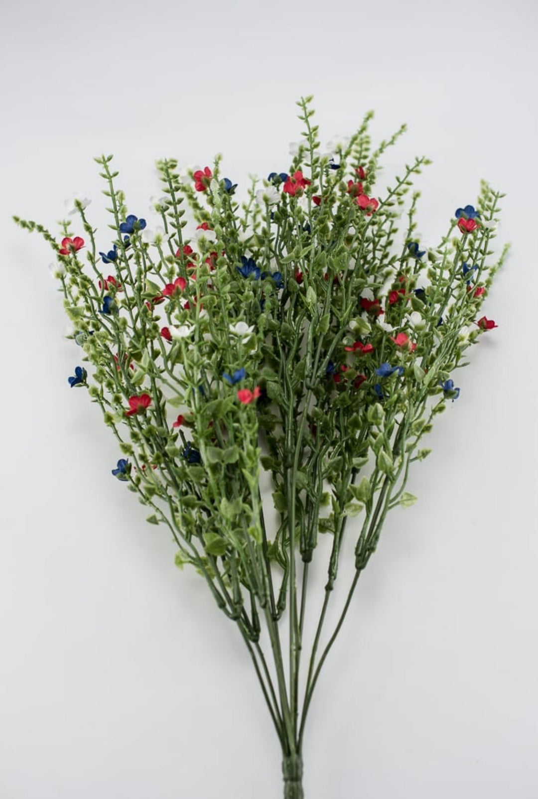 Red, white, and blue filler, mini flower and greenery bush - Greenery Marketartificial flowers82394-RDWTBL