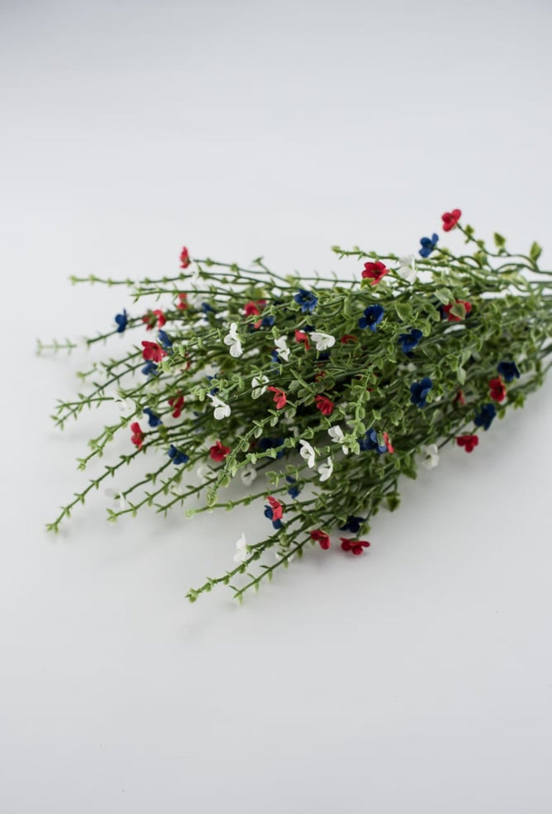 Red, white, and blue filler, mini flower and greenery bush - Greenery Marketartificial flowers82394-RDWTBL