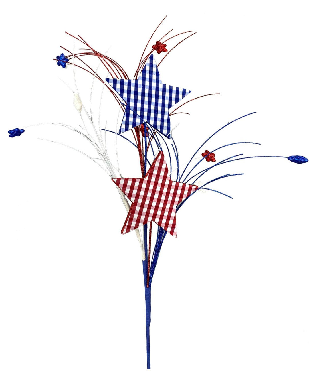 Red, white and blue patriotic star spray - Greenery Marketwreath enhancements74187RWB