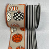Ribbon bow bundle - patterned pumpkins x 2 - Greenery MarketRibbons & TrimPatternpumpx2