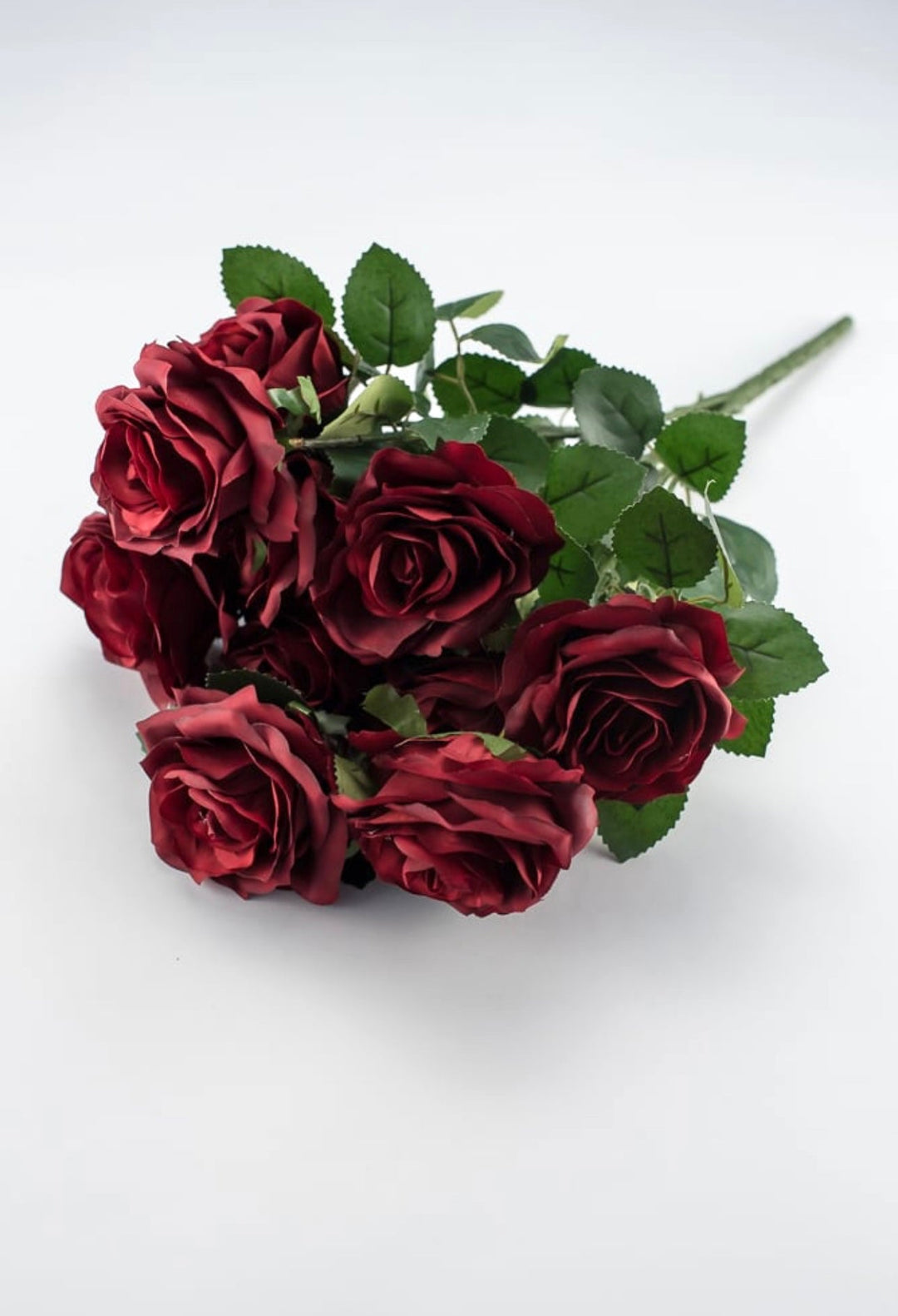 Rose bush - burgundy - Greenery MarketArtificial Flora82657-BG