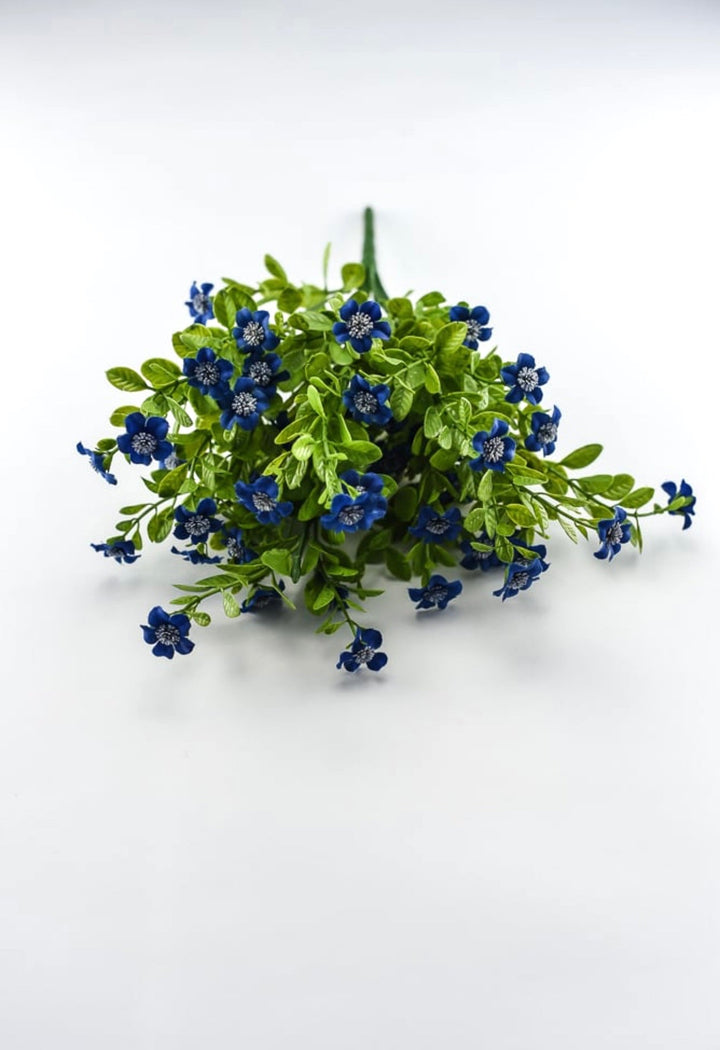 Royal blue filler flower and greenery bush - Greenery Market82396-RO BL