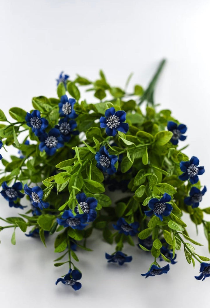 Royal blue filler flower and greenery bush - Greenery Market82396-RO BL