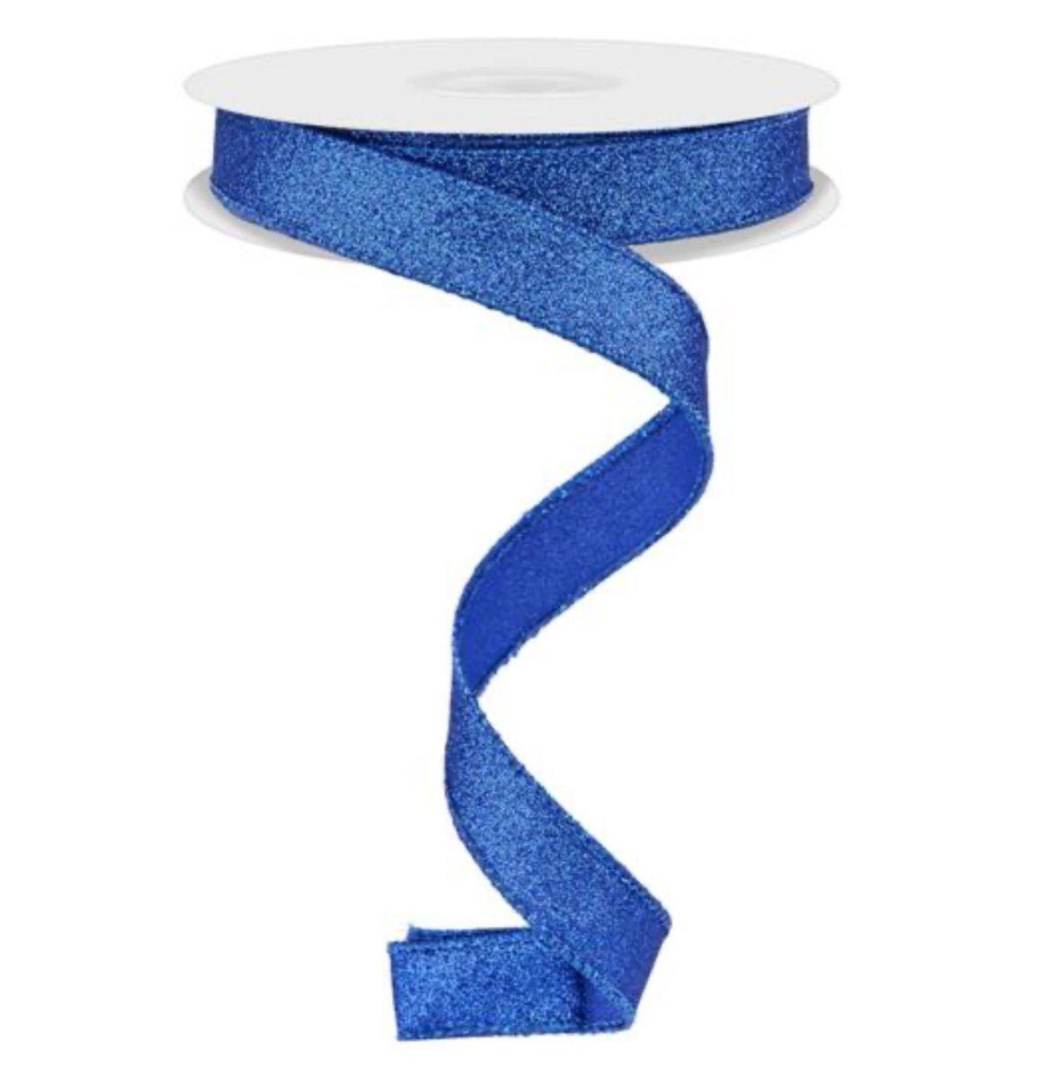 Royal Blue shimmer 5/8” skinny wired ribbon - Greenery MarketRibbons & TrimRGF108925