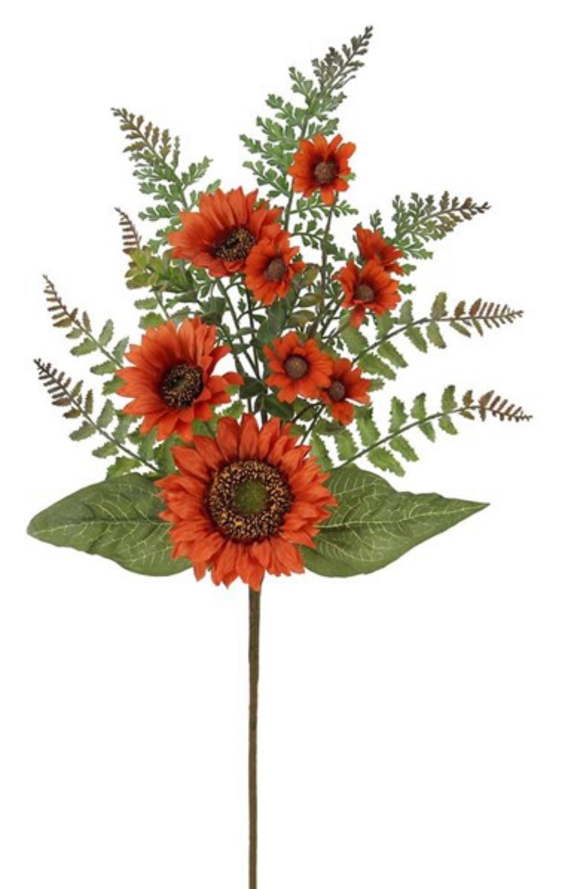 Rust Sunflower spray - Greenery Marketartificial flowersFN164436