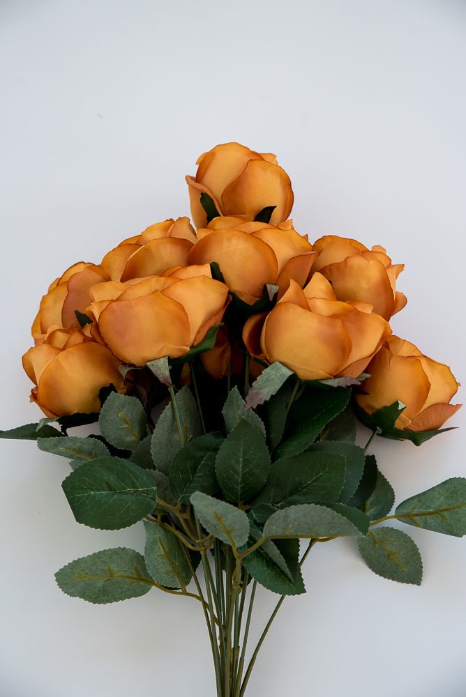 Rusty garden rose bush - Greenery Marketartificial flowers27185