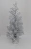 Silver and white mini Christmas pine tree - 24” - Greenery Marketwreath base & containers82878-SIL