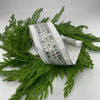 Silver and white mirror trim wired ribbon 4” - Greenery MarketRibbons & TrimMTX69464