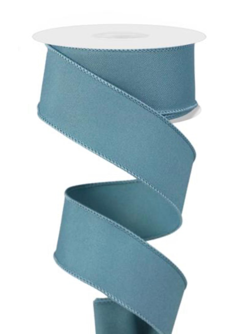Smokey blue solid wired ribbon 1.5” - Greenery MarketWired ribbonRGE1202H5