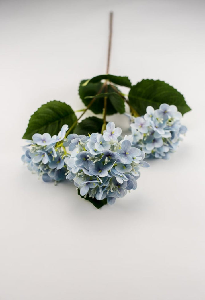 Snowball hydrangea spray - light blue - Greenery Market6222-B