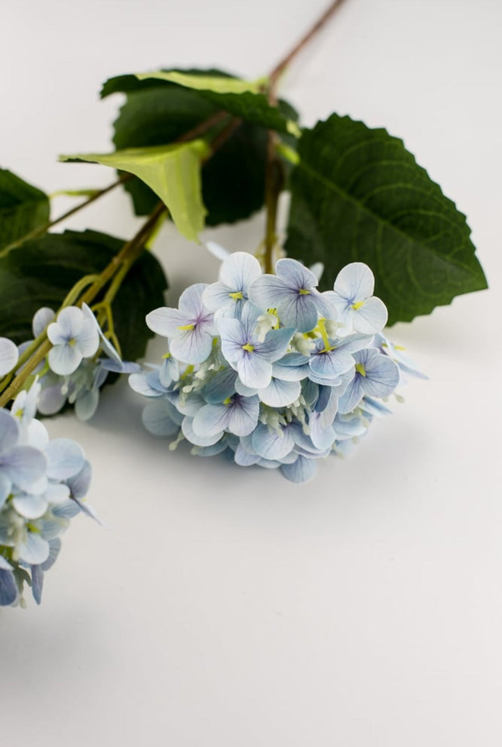 Snowball hydrangea spray - light blue - Greenery Market6222-B