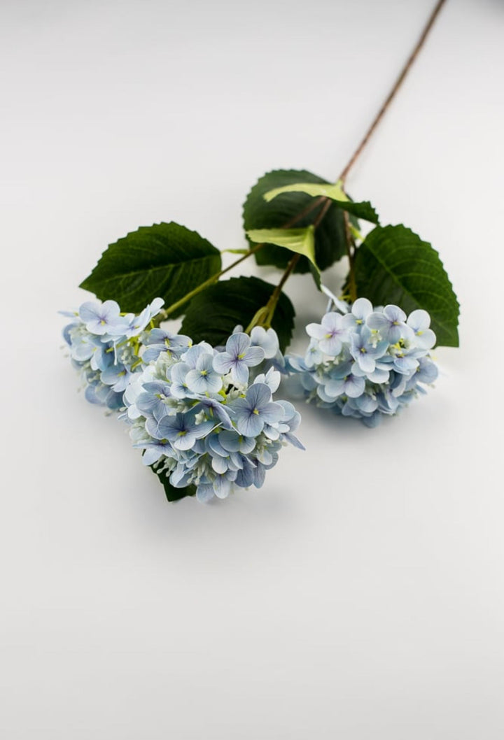 Snowball hydrangea spray - light blue - Greenery Market6222-B