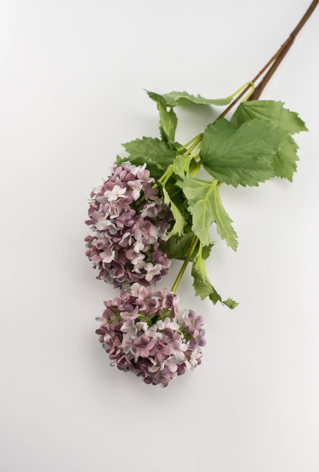 Snowball hydrangea spray - purple - Greenery Market2255078PP