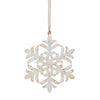 Snowflake, metal, Christmas ornament 4” - Greenery MarketSeasonal & Holiday DecorationsMTX70384