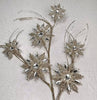 Snowflake with crystals spray - soft gold - Greenery MarketSeasonal & Holiday Decorations9747388