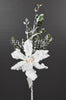 snowy magnolia and pine spray - Greenery MarketArtificial Flora206719