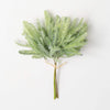 Soft green, Artificial, flocked mini fern bush - Greenery Marketgreenery02740PT