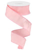 Soft pink solid faux dupioni 1.5” wired ribbon - Greenery MarketWired ribbonRD11013j