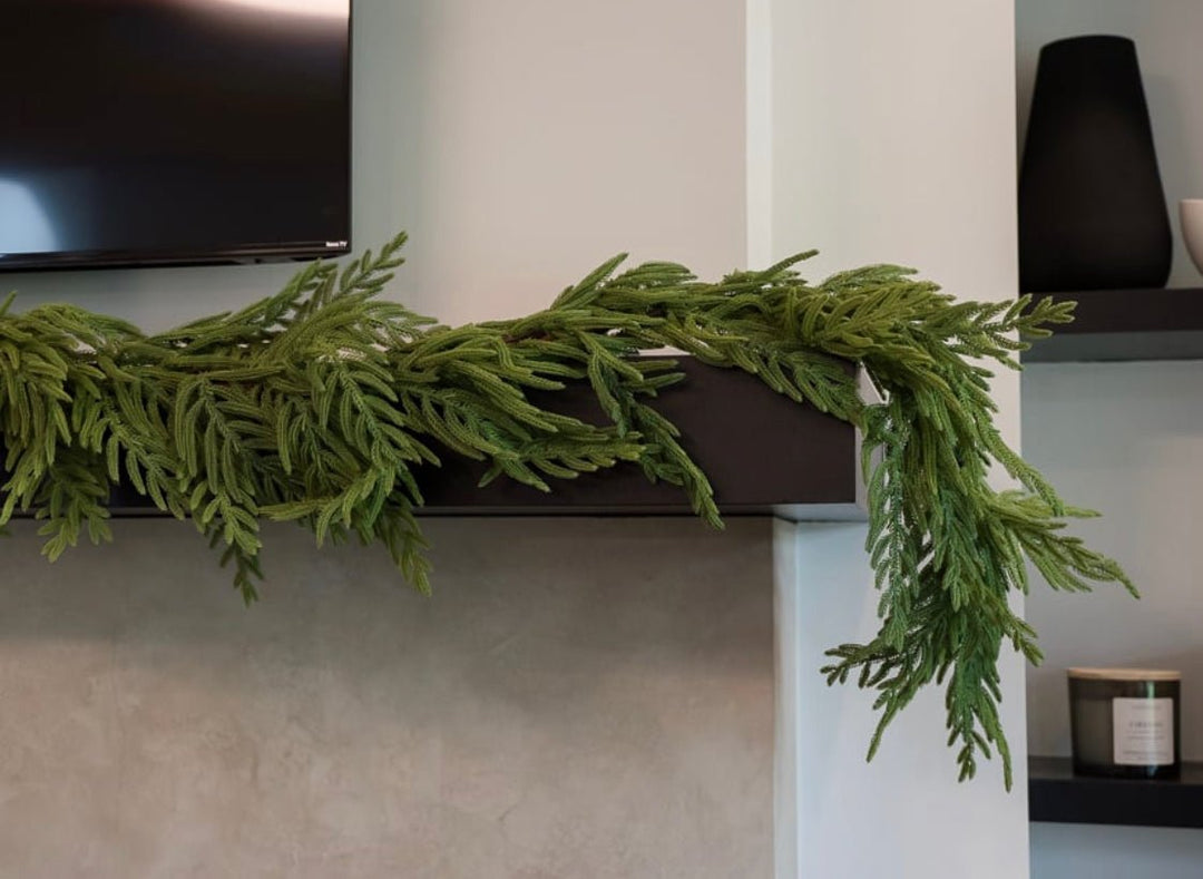 Soft touch, Norfolk pine garland - 63” - Greenery Market27193