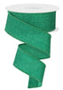 Solid, fine glitter, green wired Ribbon 1.5” - Greenery MarketWired ribbonRGE1380T4
