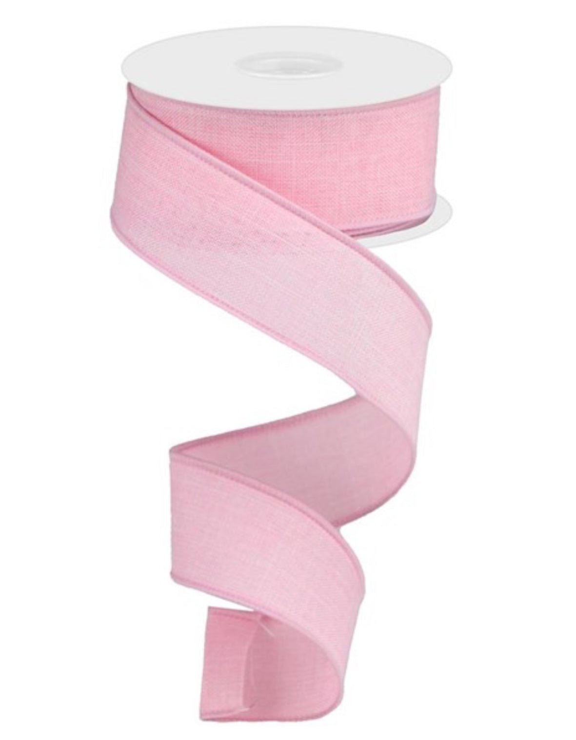 Solid Light Pink Linen 1 5 Wired Ribbon Greenery Market solid-light-pink-linen-1-5-wired-ribbon-greenery-market