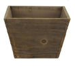 Square tapered wooden containers - brown stain - 7.75” - Greenery Marketwreath base & containersKM105504