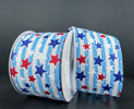 Stars and Stripes wired ribbon 2.5” - Greenery MarketWired ribbon46404-40-04