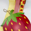 Strawberry, bow bundle x 3 wired ribbons plus sign - Greenery MarketWired ribbonStrawberryx4