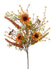 Sunflower berry spray - Greenery Marketartificial flowers56746OR