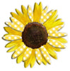 Sunflower, embossed, metal, sign MD078429 - Greenery MarketSeasonal & Holiday DecorationsMD078429