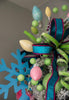 Turquoise and hot pink luster cord 1.5” farrisilk wired ribbon - Greenery MarketRibbons & TrimRK341-79