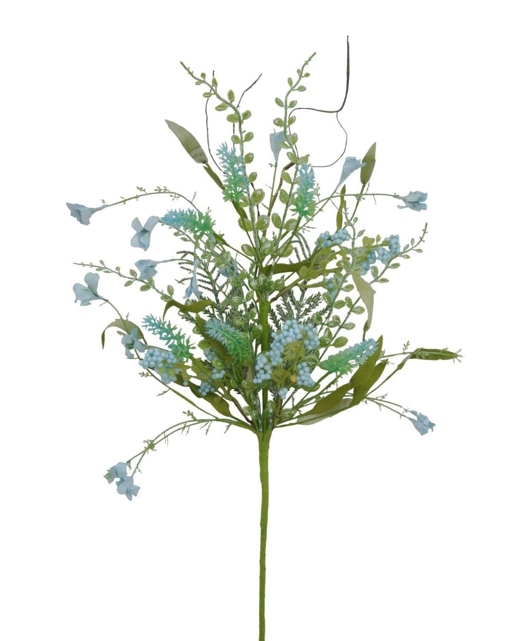 Turquoise Blue - Lavender and berry spray 60919 - Greenery MarketArtificial Flora60919-TQ