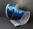 Turquoise crushed velvet wired ribbon 2.5" - Greenery MarketWired ribbonX962340-33